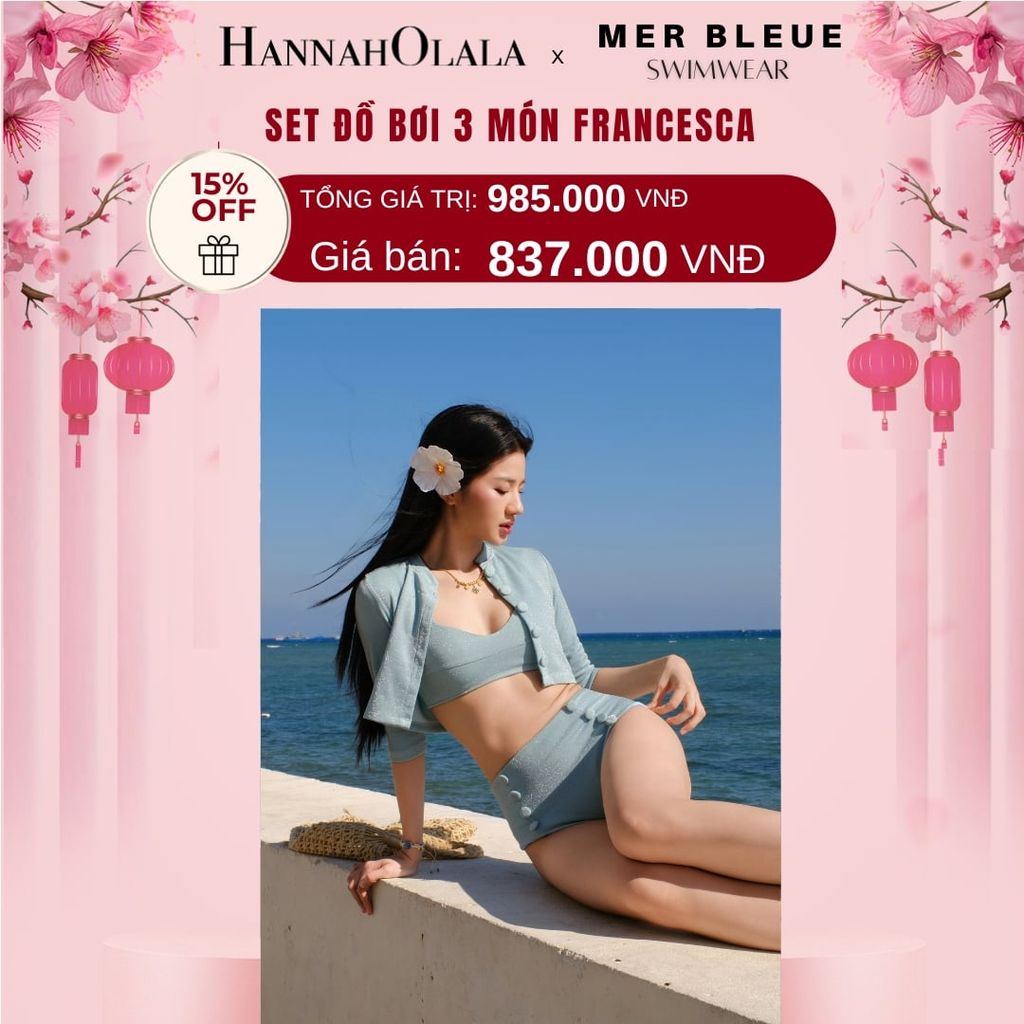  A267_DEAL 6: SET ĐỒ BƠI 3 MÓN FRANCESCA 