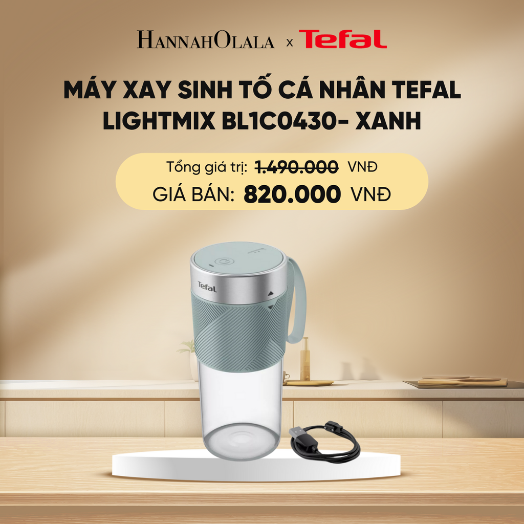  DEAL 7: MÁY XAY SINH TỐ CÁ NHÂN TEFAL LIGHTMIX BL1C0430 