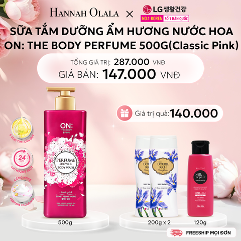  E1053: DEAL 04: SỮA TẮM DƯỠNG ẨM HƯƠNG NƯỚC HOA ON: THE BODY PERFUME 500G 