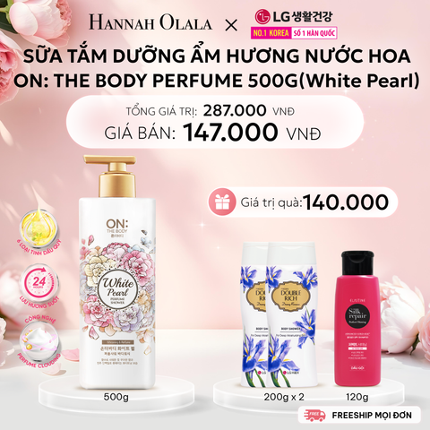  E1053: DEAL 04: SỮA TẮM DƯỠNG ẨM HƯƠNG NƯỚC HOA ON: THE BODY PERFUME 500G 