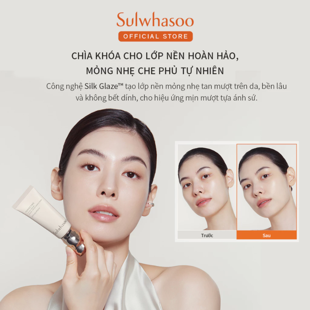  MỚI - KEM TINT TRANG ĐIỂM SULWHASOO PERFECTING TINTED CREAM 35ML 