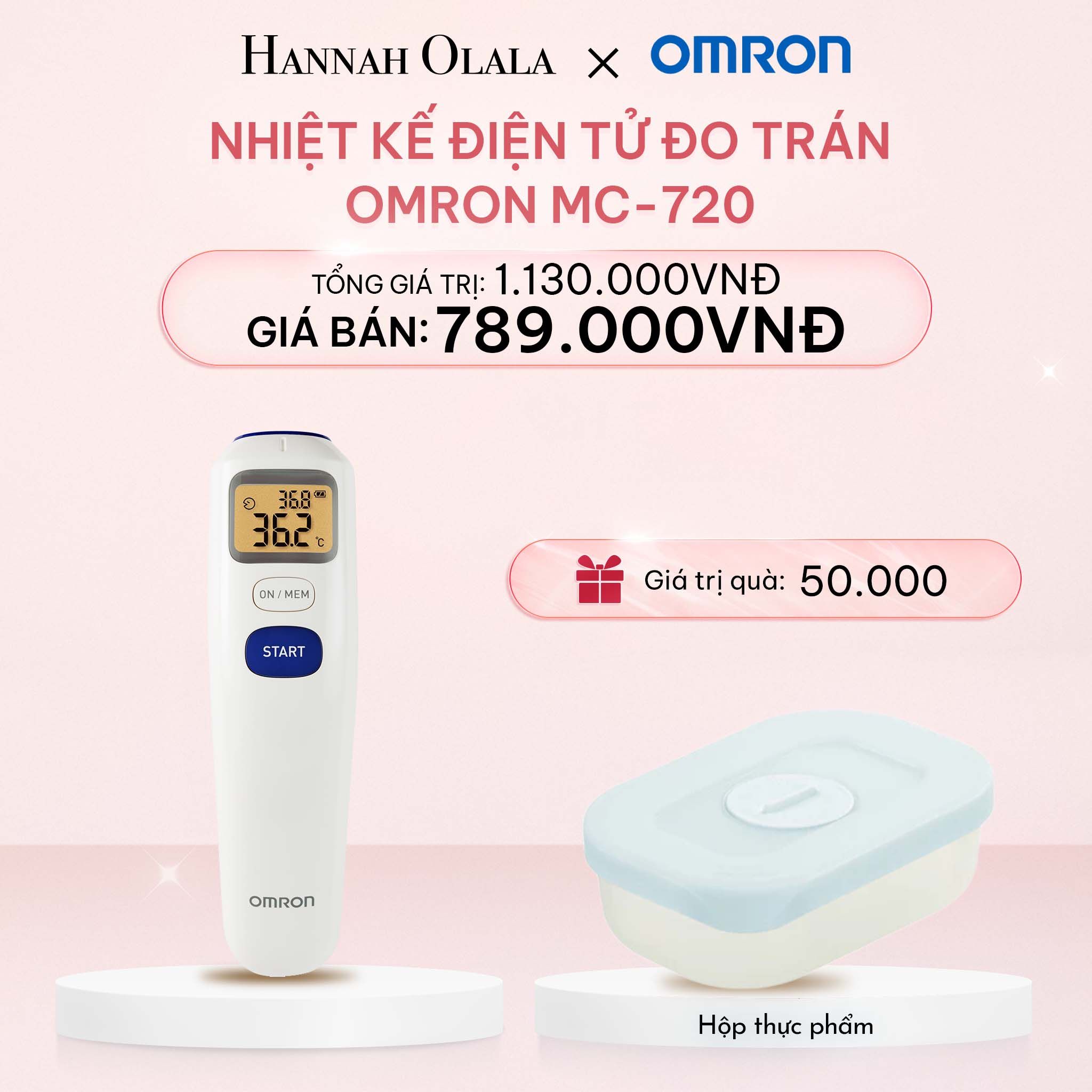  E667_DEAL 1: NHIỆT KẾ ĐIỆN TỬ ĐO TRÁN OMRON MC-720 