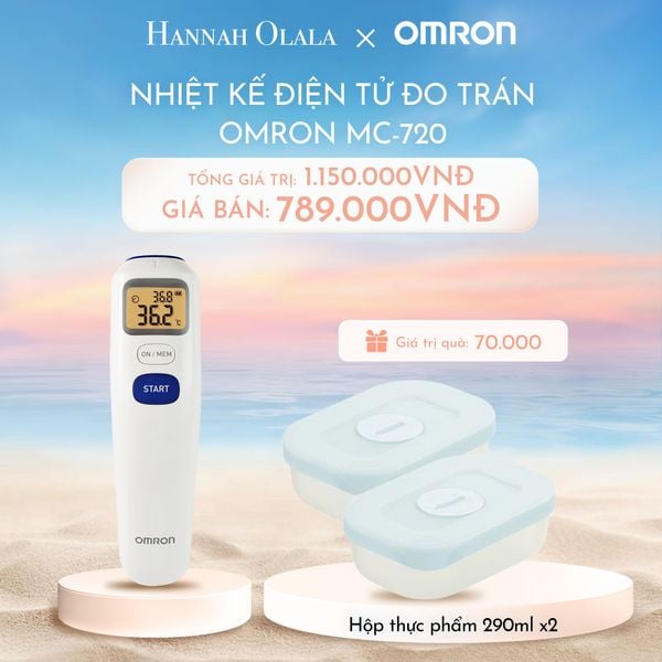  C270_DEAL 2 :NHIỆT KẾ ĐIỆN TỬ ĐO TRÁN OMRON MC-720 