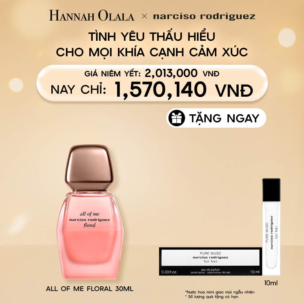  E32_DEAL 18: NARCISO RODRIGUEZ ALL OF ME EAU DE PARFUM 30ML 