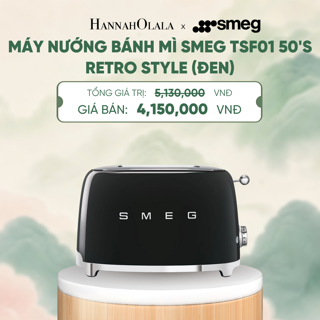  MÁY NƯỚNG BÁNH MÌ SMEG TSF01 50'S RETRO STYLE - A1857 