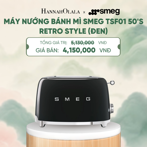  MÁY NƯỚNG BÁNH MÌ SMEG TSF01 50'S RETRO STYLE - A1857 