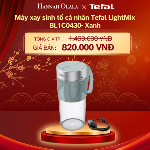  DEAL 8: MÁY XAY SINH TỐ CÁ NHÂN TEFAL LIGHTMIX BL1C0430 