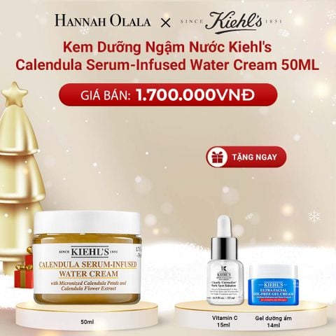  DEAL 14: KEM DƯỠNG NGẬM NƯỚC KIEHL'S CALENDULA SERUM-INFUSED WATER CREAM 50ML 
