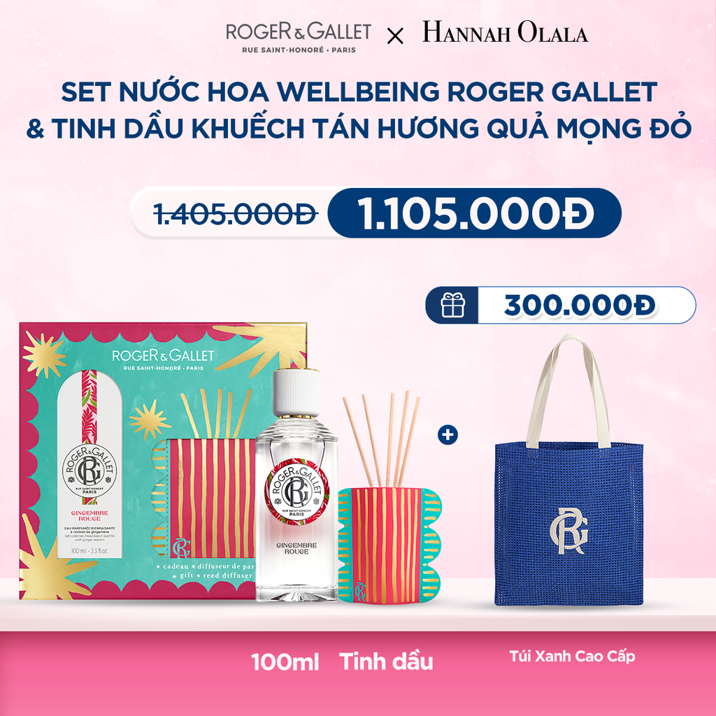  M59_DEAL 5: [XMAS GIFT SET] BỘ QUÀ TẶNG WELLBEING NƯỚC HOA 100ML VÀ TINH DẦU KHUẾCH TÁN 