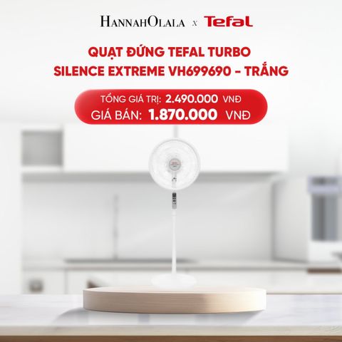  DEAL 14.3: QUẠT ĐỨNG TEFAL TURBO SILENCE EXTREME VH699690 