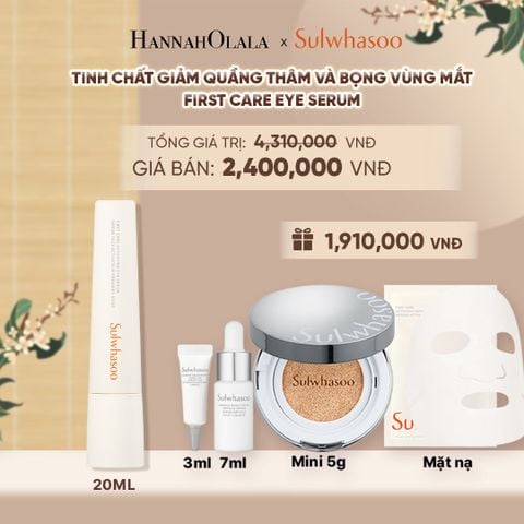  TINH CHẤT GIẢM QUẦNG THÂM VÀ BỌNG VÙNG MẮT SULWHASOO FIRST CARE ACTIVATING EYE SERUM 20ML 