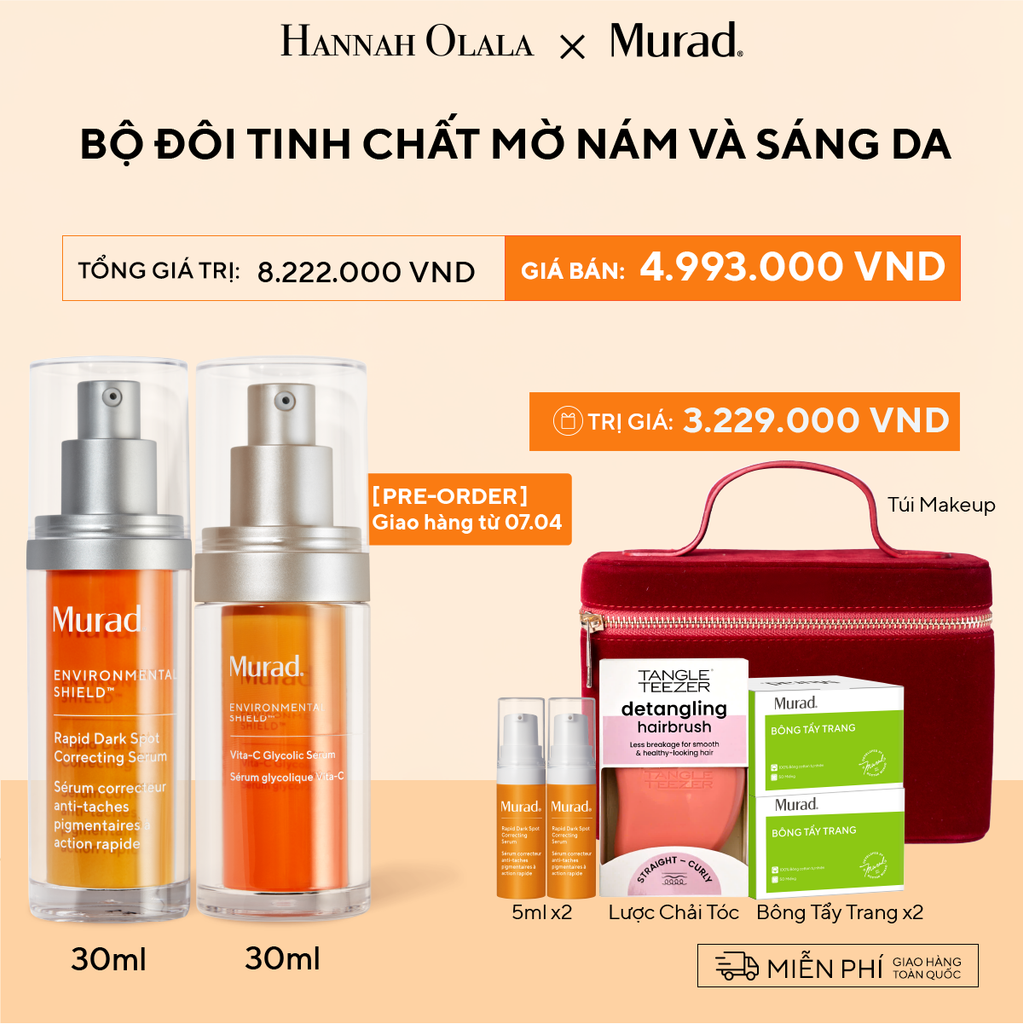  DEAL 17: BỘ ĐÔI TINH CHẤT MỜ NÁM VÀ SÁNG DA 