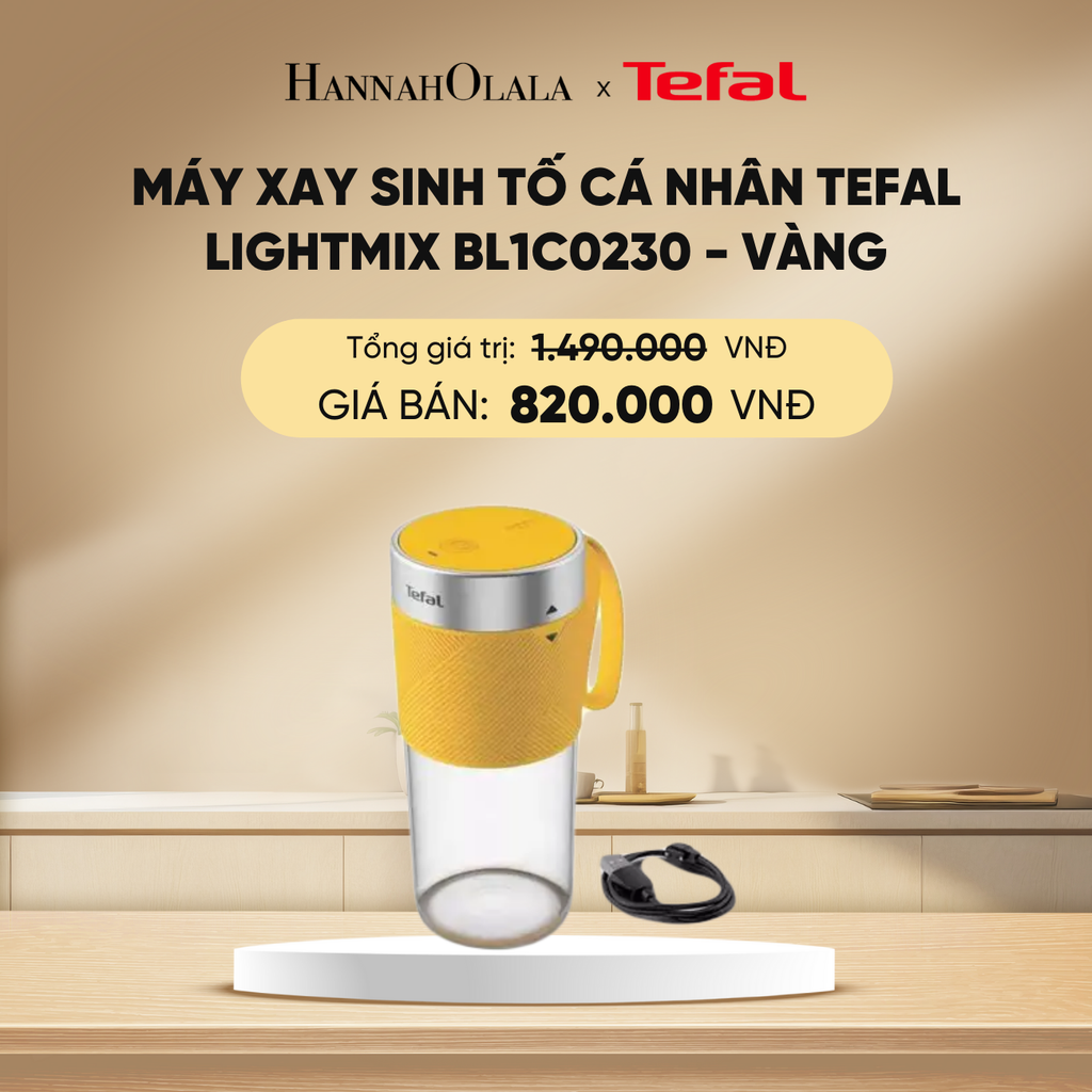  DEAL 7: MÁY XAY SINH TỐ CÁ NHÂN TEFAL LIGHTMIX BL1C0430 