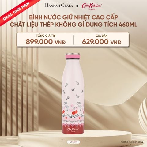  DEAL 18: [DEAL GIỚI HẠN] BÌNH NƯỚC GIỮ NHIỆT CAO CẤP CATH KIDSTON CHẤT LIỆU THÉP KHÔNG GỈ DUNG TÍCH 460ML 