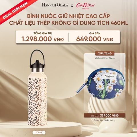  DEAL 18_RE: [DEAL GIỚI HẠN] BÌNH NƯỚC GIỮ NHIỆT CAO CẤP CATH KIDSTON CHẤT LIỆU THÉP KHÔNG GỈ DUNG TÍCH 460ML 