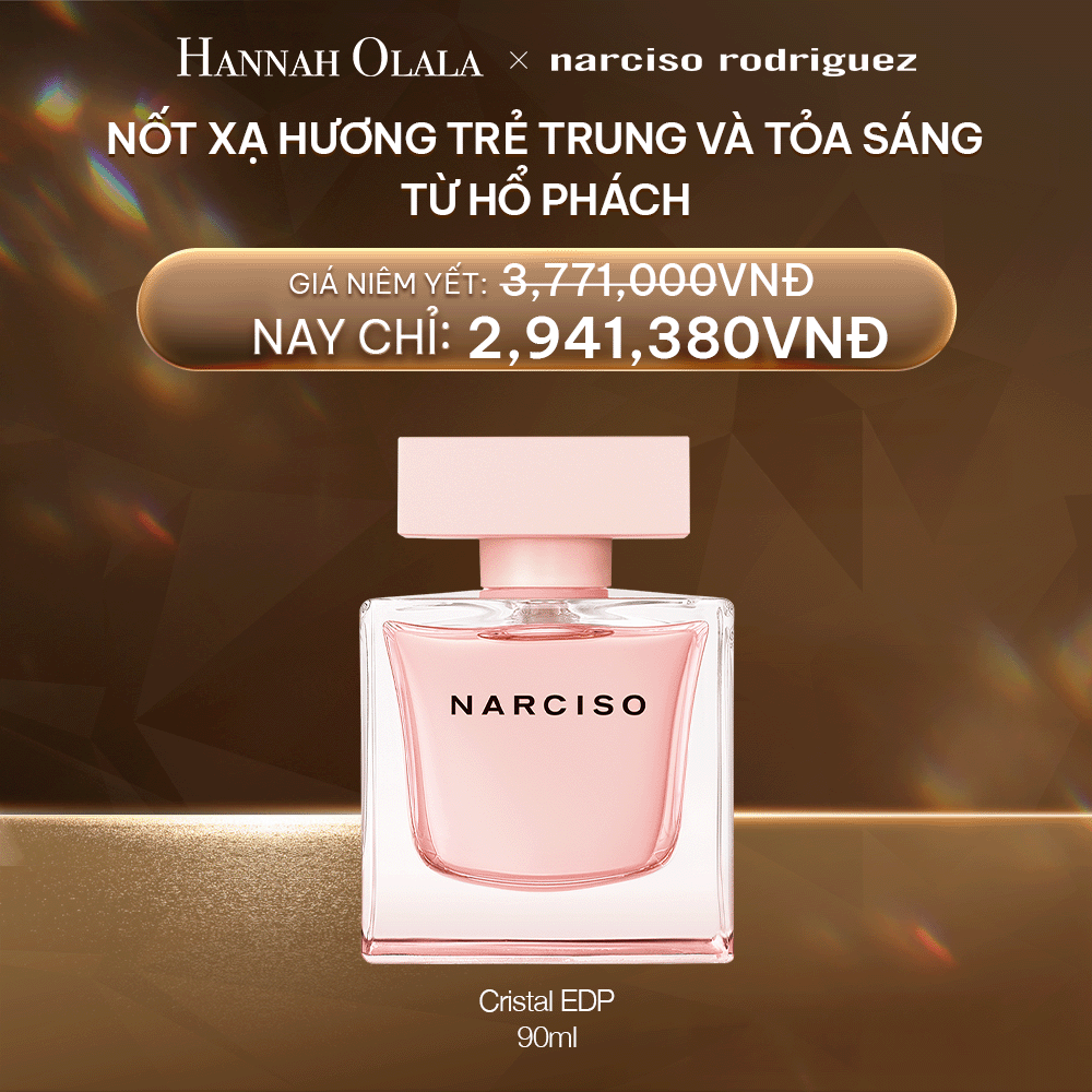  DEAL 41:  NƯỚC HOA NARCISO RODRIGUEZ NN CRISTAL EAU DE PARFUM 90ML 