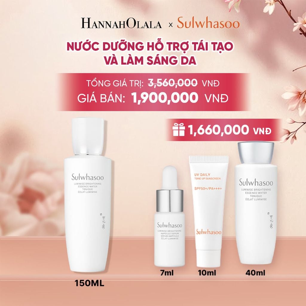  NƯỚC DƯỠNG DA SÁNG TRONG SULWHASOO LUMIWISE BRIGHTENING ESSENCE WATER 150ML - A2171 