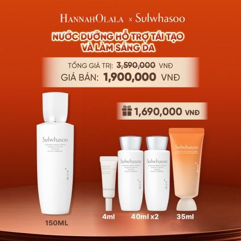  NƯỚC DƯỠNG DA SÁNG TRONG SULWHASOO LUMIWISE BRIGHTENING ESSENCE WATER 150ML 