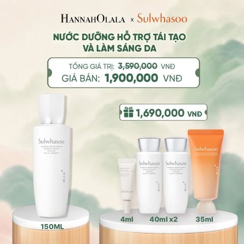  NƯỚC DƯỠNG DA SÁNG TRONG SULWHASOO LUMIWISE BRIGHTENING ESSENCE WATER 150ML - A1713 