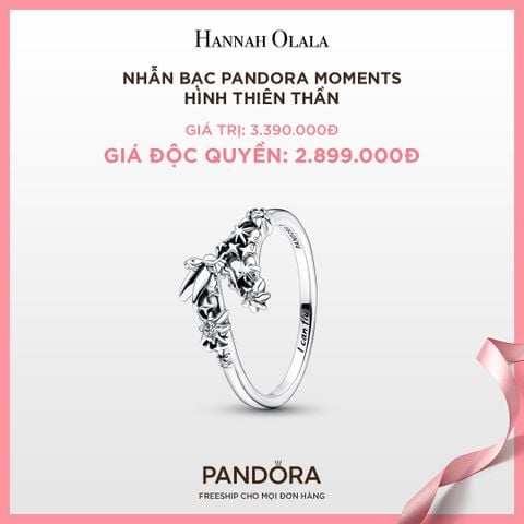  A18_DEAL 11: NHẪN BẠC PANDORA MOMENTS HÌNH THIÊN THẦN 