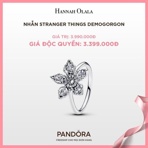  A47_DEAL 40: NHẪN PANDORA STRANGER THINGS DEMOGORGON 