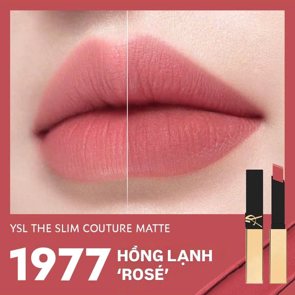  DEAL 3: PHIÊN BẢN MỚI | SON LÌ CÓ DƯỠNG MỀM MỊN LÂU TRÔI YSL THE SLIM COUTURE MATTE 