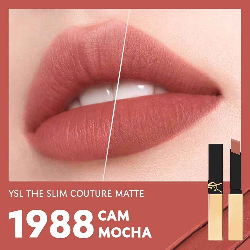  DEAL 3: PHIÊN BẢN MỚI | SON LÌ CÓ DƯỠNG MỀM MỊN LÂU TRÔI YSL THE SLIM COUTURE MATTE 