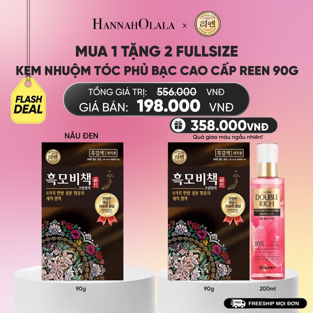  KEM NHUỘM TÓC PHỦ BẠC CAO CẤP REEN HEUKMOBICHEAK ORIENTAL 90GR_A705 