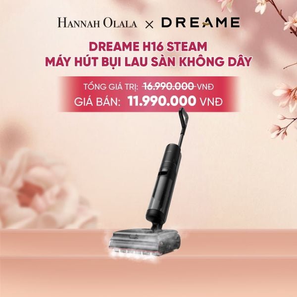  DREAME H16 STEAM MÁY HÚT BỤI LAU SÀN KHÔNG DÂY - LAU SÀN HƠI NƯỚC 200℃ - BH 24 THÁNG 