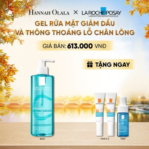  [NEW] GEL RỬA MẶT GIẢM DẦU VÀ THÔNG THOÁNG LỖ CHÂN LÔNG LA ROCHE-POSAY EFFACLAR SUPRA MOLECULAR 400ML - E616 
