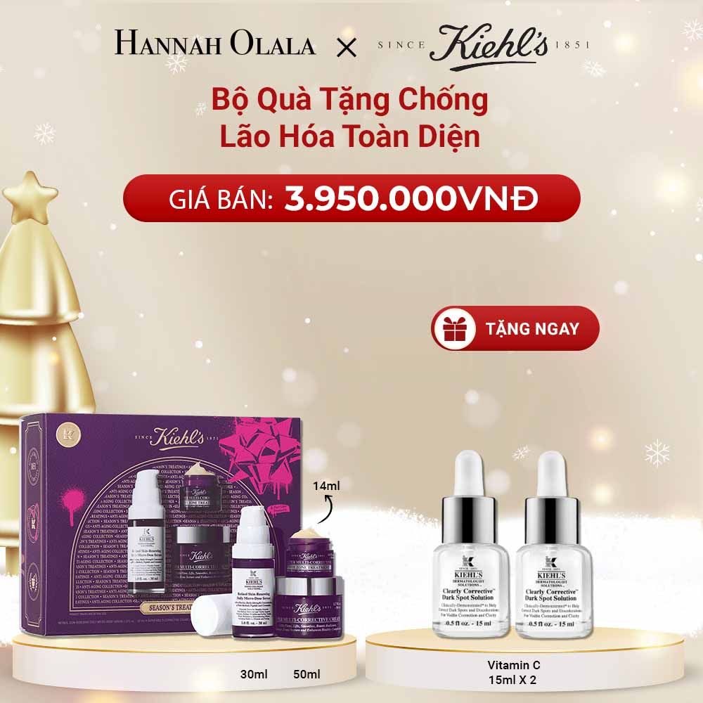 DEAL 11: [PHIÊN BẢN LỄ HỘI 2025] BỘ QUÀ TẶNG CHỐNG LÃO HÓA TOÀN DIỆN GỒM KEM DƯỠNG 50ML, SERUM RETINOL 30ML & KEM MẮT 14ML 