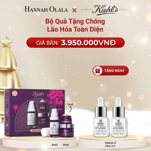  DEAL 11: [PHIÊN BẢN LỄ HỘI 2025] BỘ QUÀ TẶNG CHỐNG LÃO HÓA TOÀN DIỆN GỒM KEM DƯỠNG 50ML, SERUM RETINOL 30ML & KEM MẮT 14ML 