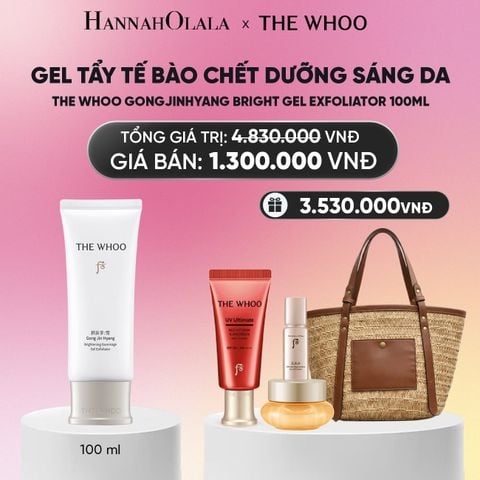  GEL TẨY TẾ BÀO CHẾT DƯỠNG SÁNG DA THE WHOO GONGJINHYANG BRIGHT GEL EXFOLIATOR 100ML_A193 