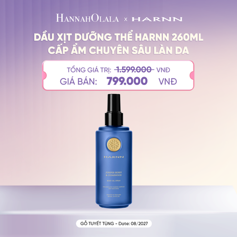  [SALE CẬN DATE] DẦU XỊT DƯỠNG THỂ HARNN 260ML - CẤP ẤM CHUYÊN SÂU LÀN DA - A4093 