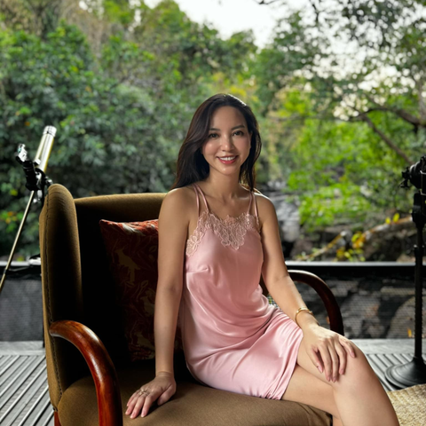  DEAL 11A: ĐẦM NGỦ DÂY ĐÔI CHÉO SAU LƯNG - MÀU HỒNG 