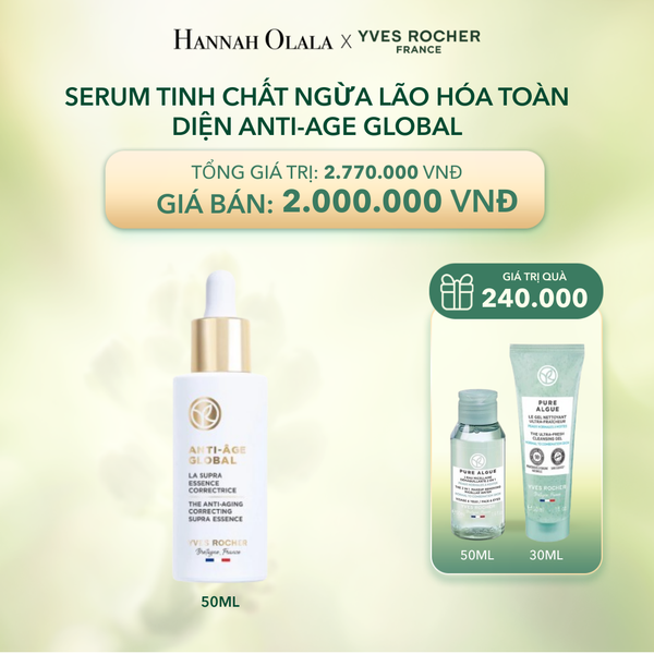  DEAL 19: SERUM TINH CHẤT NGĂN NGỪA LÃO HÓA TOÀN DIỆN ANTI-AGE GLOBAL 