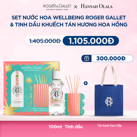  M59_DEAL 5: [XMAS GIFT SET] BỘ QUÀ TẶNG WELLBEING NƯỚC HOA 100ML VÀ TINH DẦU KHUẾCH TÁN 