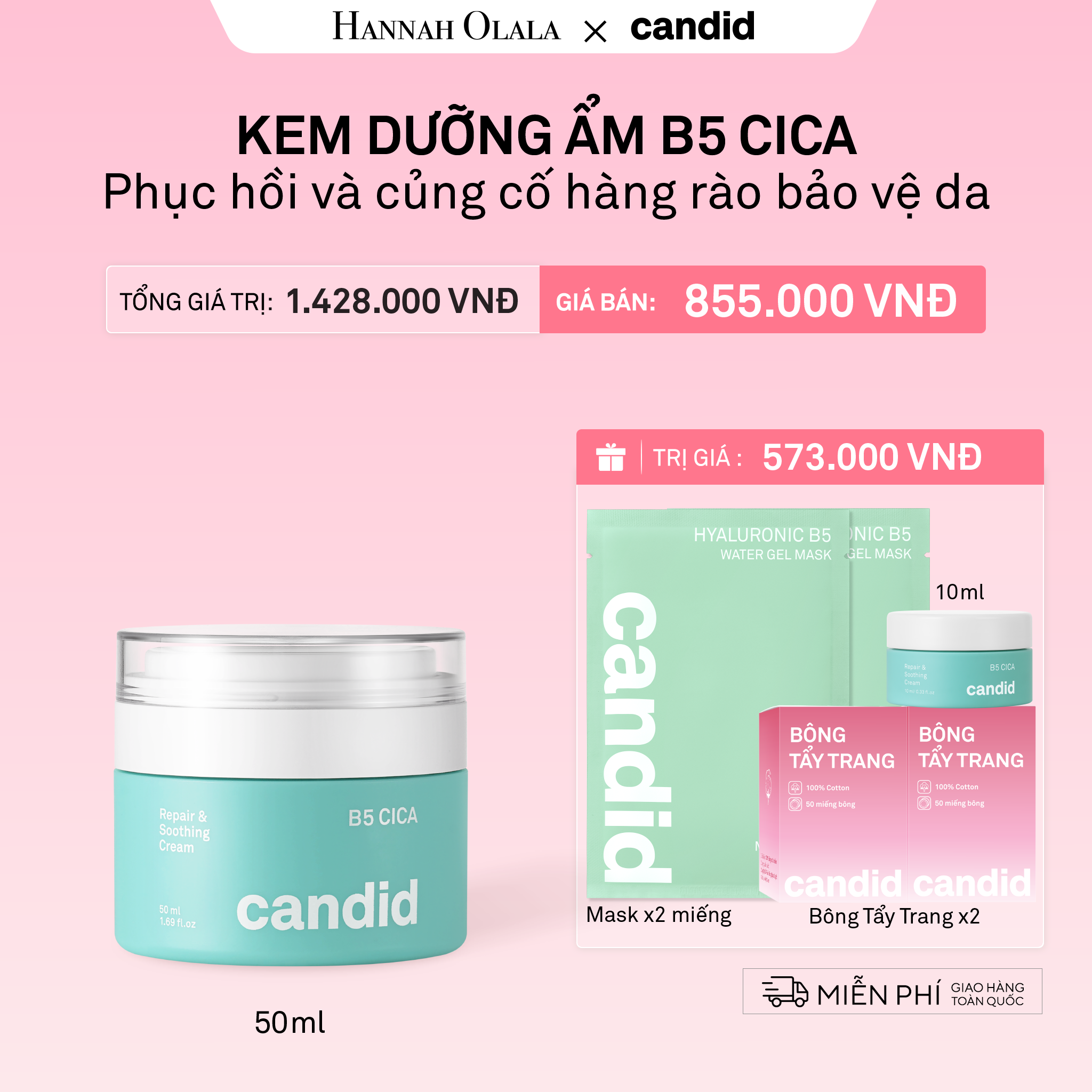 Kem Dưỡng Ẩm B5 CICA