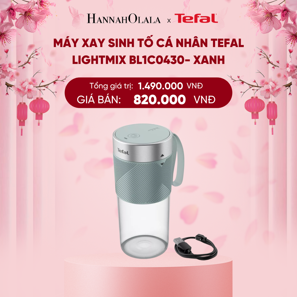  DEAL 8: MÁY XAY SINH TỐ CÁ NHÂN TEFAL LIGHTMIX BL1C0430 