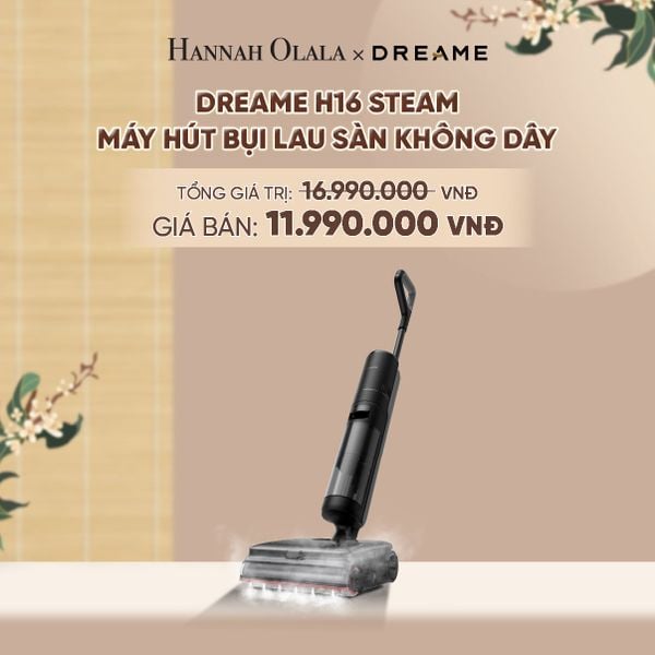  DREAME H16 STEAM MÁY HÚT BỤI LAU SÀN KHÔNG DÂY - LAU SÀN HƠI NƯỚC 200℃ - BH 24 THÁNG 