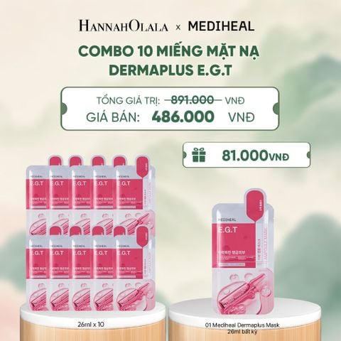  MEDIHEAL MẶT NẠ DERMA AMPOULE MASK 26ML (COMBO 10 MIẾNG) BẤT KỲ - A1475 