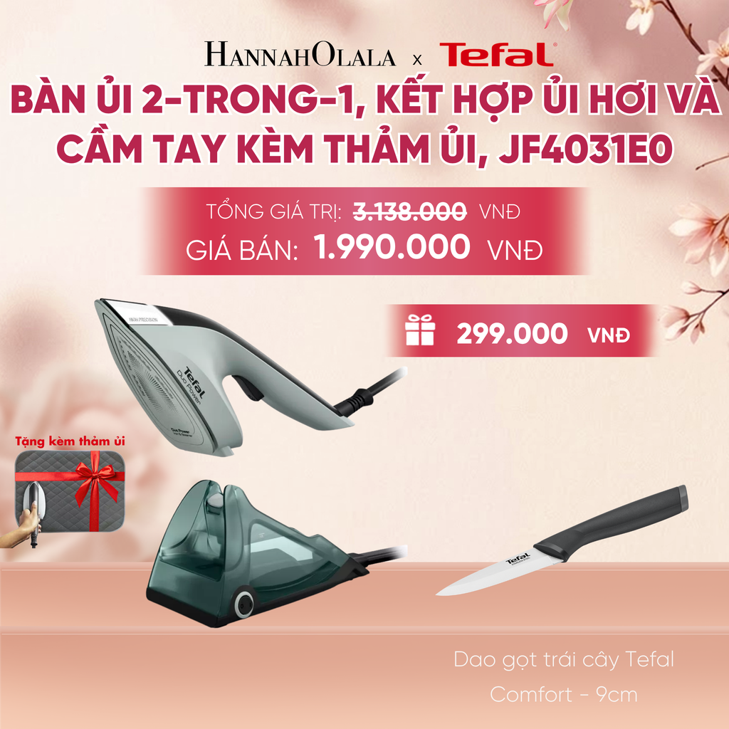  BÀN ỦI 2-TRONG-1, KẾT HỢP ỦI HƠI VÀ CẦM TAY KÈM THẢM ỦI, JF4031E0 - A459 