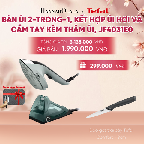  BÀN ỦI 2-TRONG-1, KẾT HỢP ỦI HƠI VÀ CẦM TAY KÈM THẢM ỦI, JF4031E0 - A459 