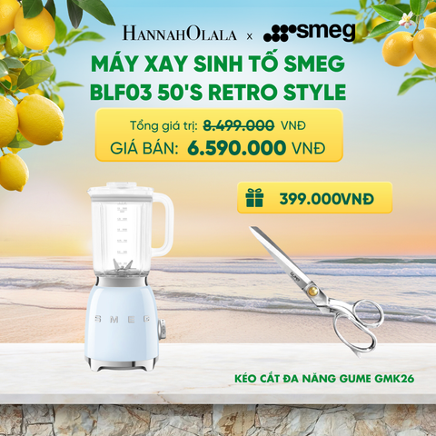  MÁY XAY SINH TỐ SMEG BLF03 50'S RETRO STYLE - A2637 