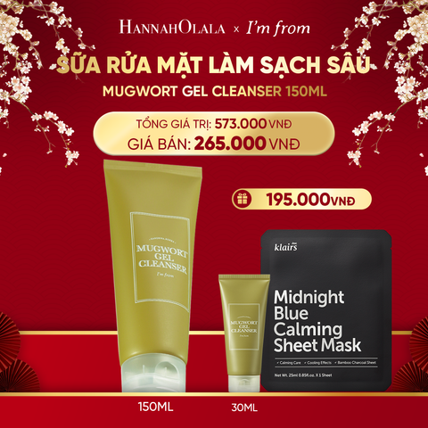  DEAL 1 : I'M FROM SỮA RỬA MẶT MUGWORT GEL CLEANSER 150ML 