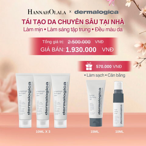  COMBO 3 PEEL CẢI THIỆN BỀ MẶT DA LÀM SÁNG RÕ RỆT CÁC ĐỐM NÂU POWERBRIGHT DARK SPOT PEEL 10ML - DEAL 1 - A1855 