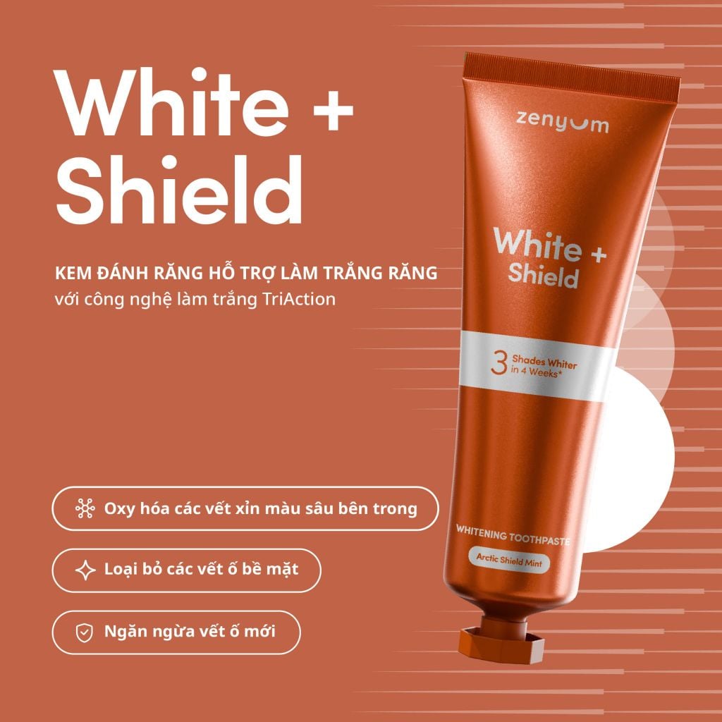 COMBO 2 KEM ĐÁNH RĂNG ZENYUM GIẢM Ê BUỐT / LÀM TRẮNG RĂNG 100G - A1757 