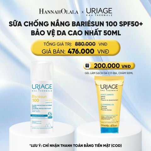  SỮA CHỐNG NẮNG BARIÉSUN 100 FLUIDE PRO EXTRÈME SPF50+ DẠNG MỎNG NHẸ BẢO VỆ DA CAO NHẤT 50ML - E200 