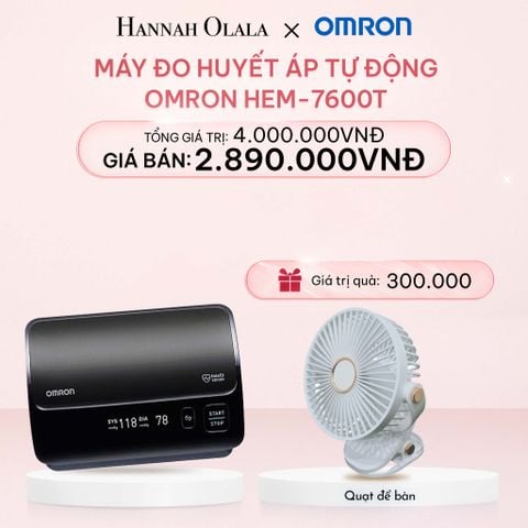  E671_DEAL 5: MÁY ĐO HUYẾT ÁP TỰ ĐỘNG OMRON HEM-7600T 