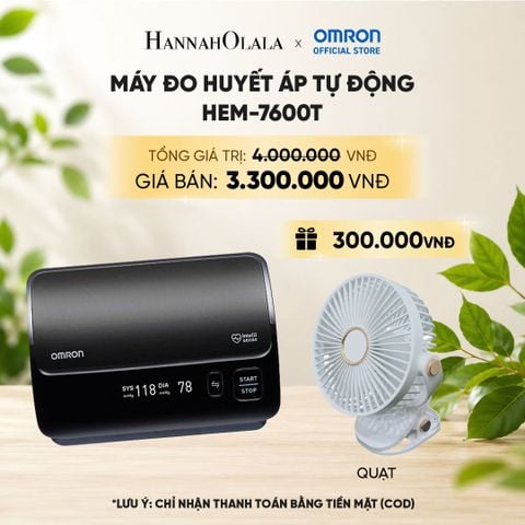  MÁY ĐO HUYẾT ÁP TỰ ĐỘNG OMRON HEM-7600T 